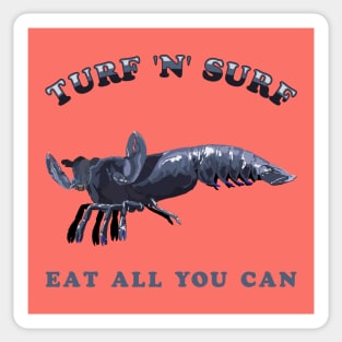 Turf 'n' Surf - Eat All You Can Sticker